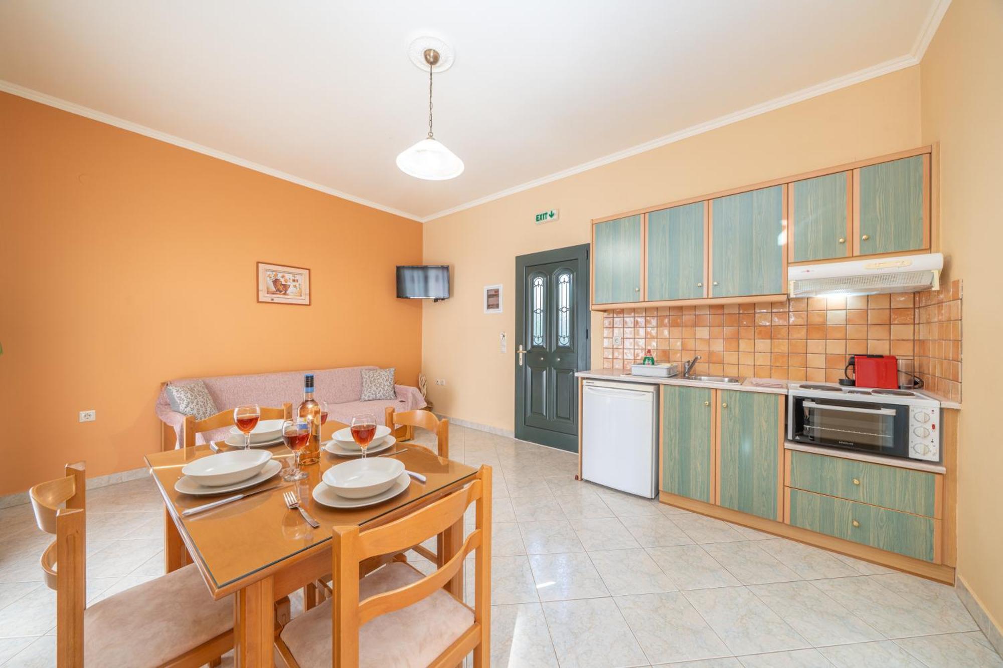 Eleftheria Apartments Vlachata Eksteriør bilde